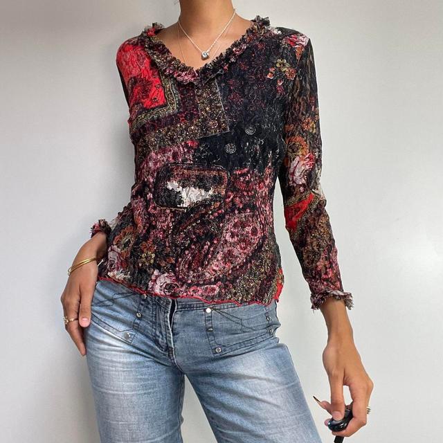 Vintage Women's Blouse - Multi - M on Productcaster.