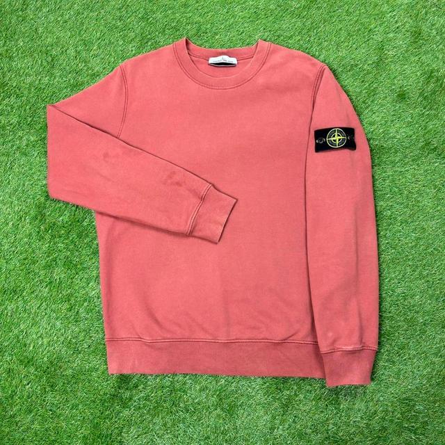 Stone Island Men's Sweatshirt - Red/Orange - L on Productcaster.