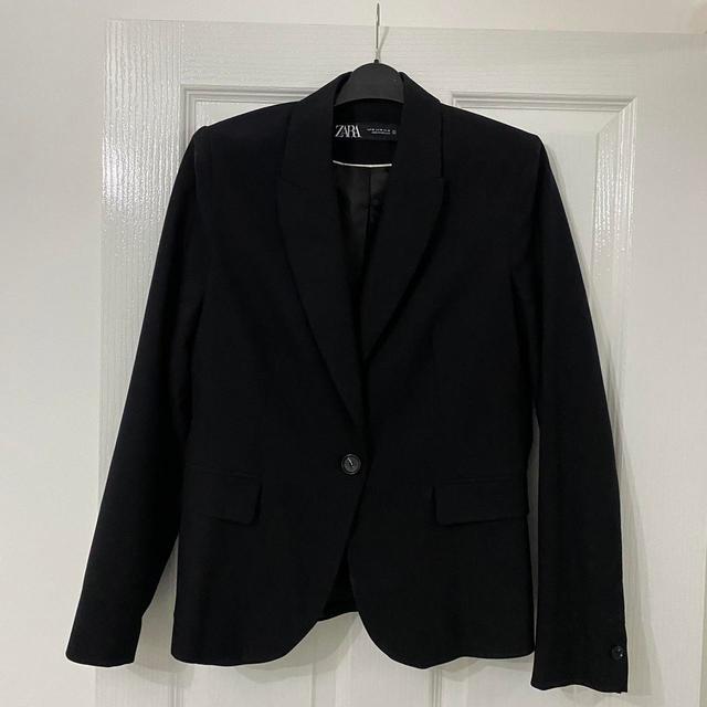 Zara Women's Tailored jacket - Black - UK 10 on Productcaster.