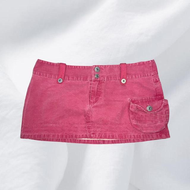 Vintage Women's Mini Skirt - Pink - UK 10 on Productcaster.