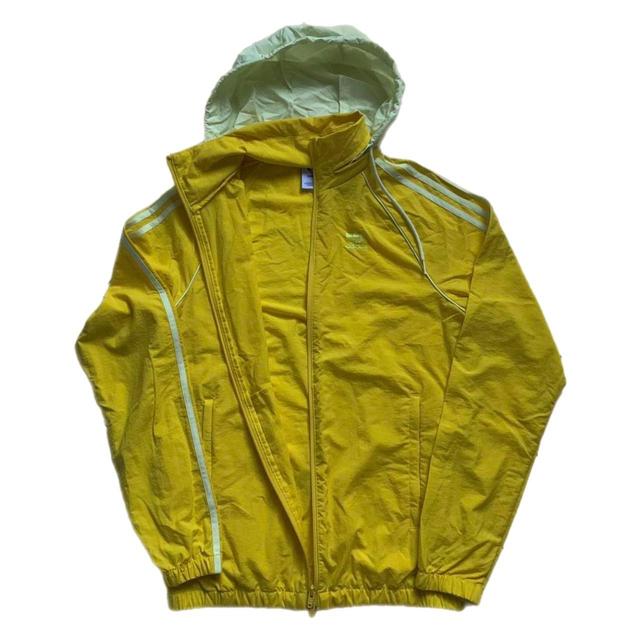 Adidas Originals Women's Lightweight Jacket - Yellow/White - XS on Productcaster.