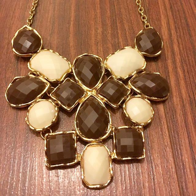 Custom Women's Necklace - Brown on Productcaster.