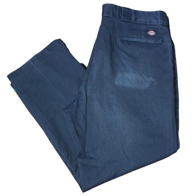 Dickies Men's Straight leg Cargo Trousers - Navy - 40" on Productcaster.