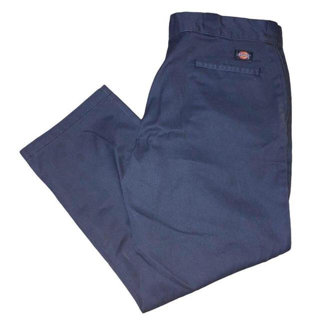 Dickies Men's Straight leg Cargo Trousers - Navy - 40" on Productcaster.