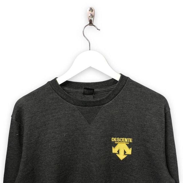 Vintage Men's Sweatshirt - Grey/Yellow - L on Productcaster.