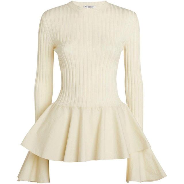 JW Anderson Women's Jumper - Cream - M on Productcaster.