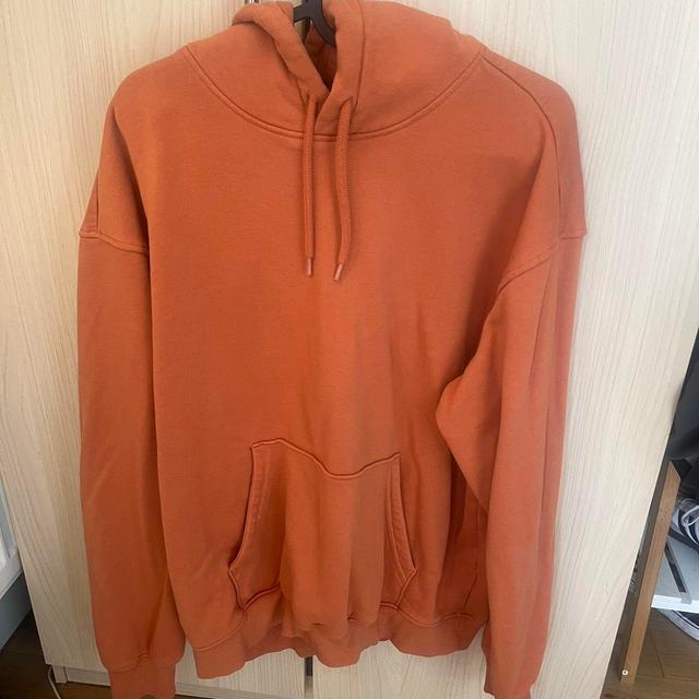 H&M Men's Hoodie - Orange - L on Productcaster.