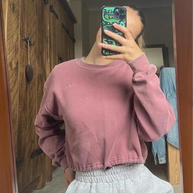 Urban Outfitters Women's Sweatshirt - Pink/Purple - S on Productcaster.