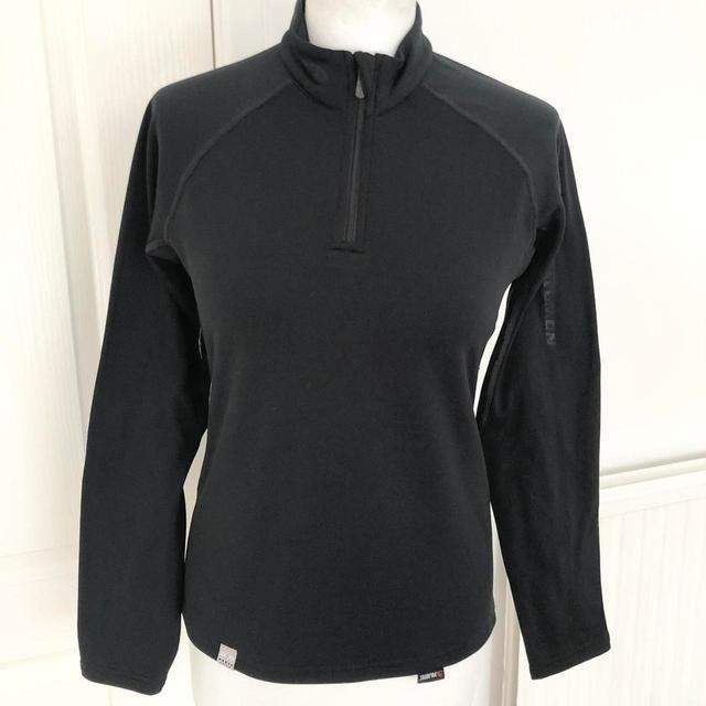 Salomon Women's Sweatshirt - Black - S on Productcaster.