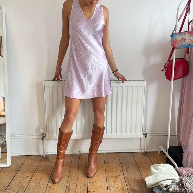 Vintage Women's Slip Dress - Pink - S on Productcaster.