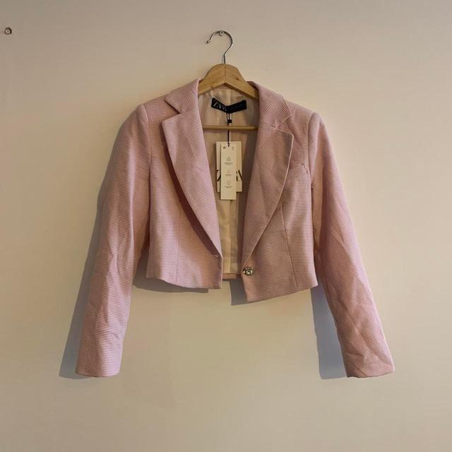 Zara Women's Blazer Jacket - Pink - XS on Productcaster.