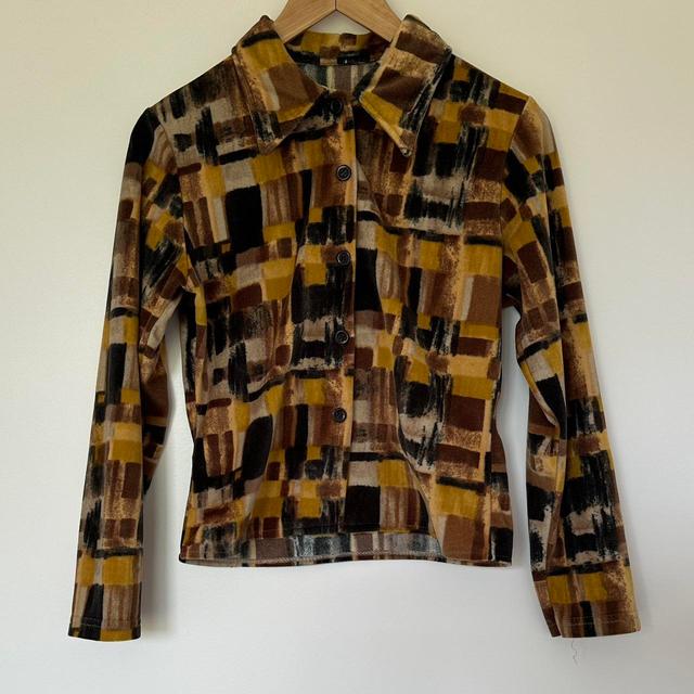 Women's Blouse - Multi/Brown - S on Productcaster.