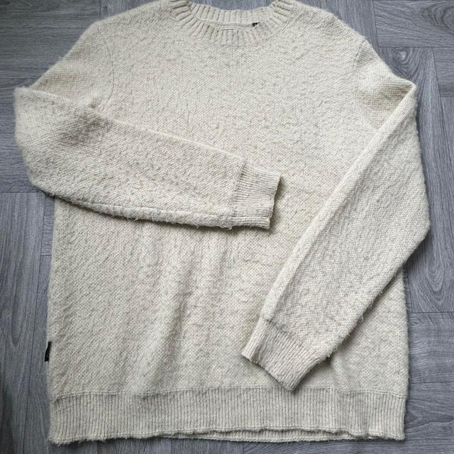 Superdry Men's Jumper - Cream - L on Productcaster.