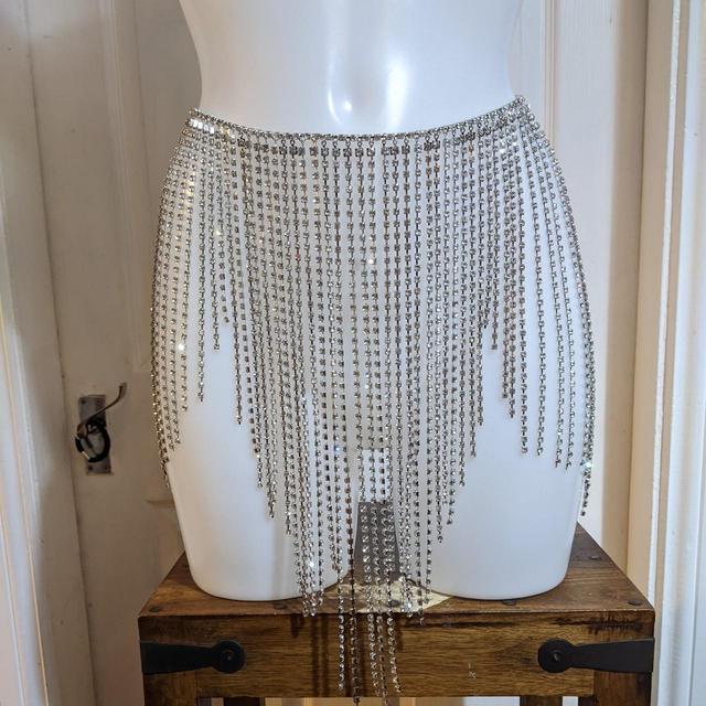 Women's Party Skirt - Silver - One size on Productcaster.