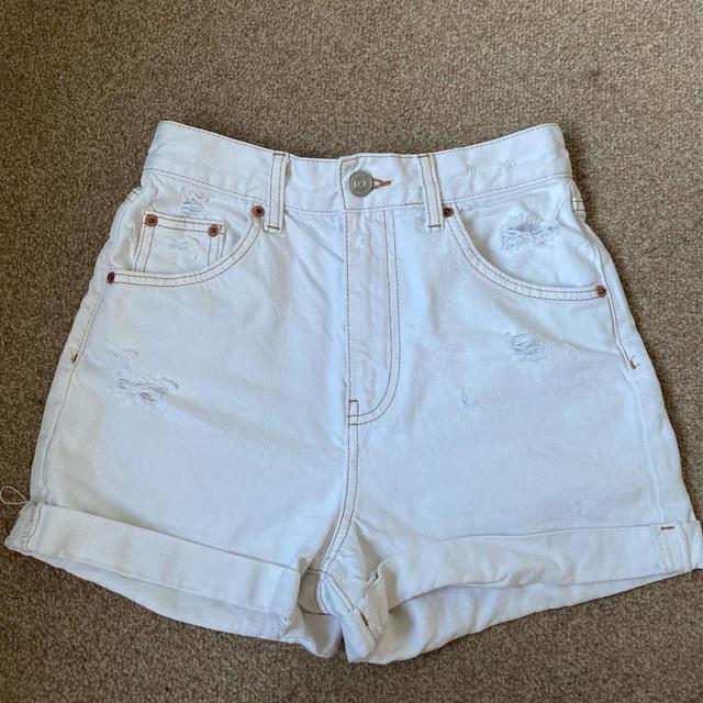 BDG Women's Shorts - White - UK 8 on Productcaster.