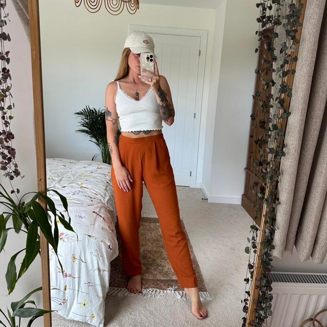 American Apparel Women's Trousers - Orange - UK 8 on Productcaster.