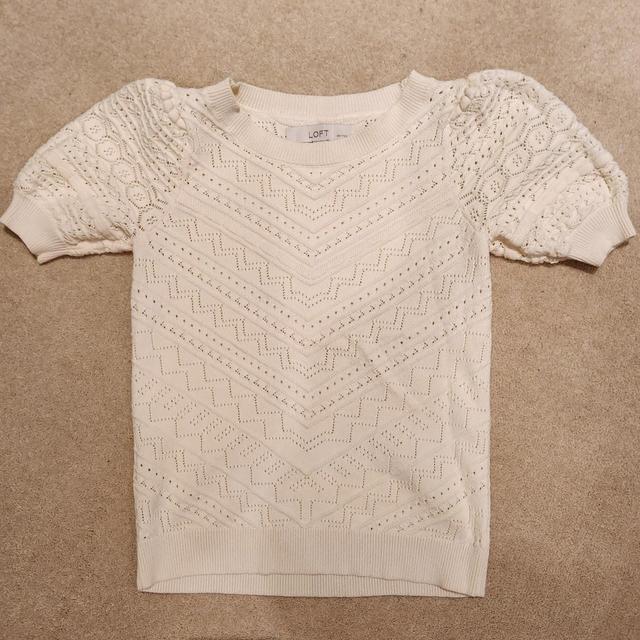 LOFT Petite Women's Jumper - White/Cream - 10 on Productcaster.