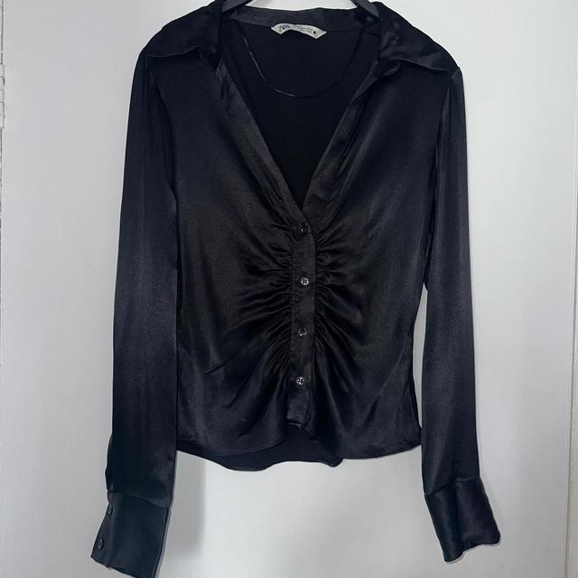 Zara Women's Blouse - Black - M on Productcaster.