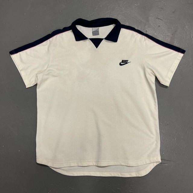 Nike Men's Polo shirt - Cream - XL on Productcaster.