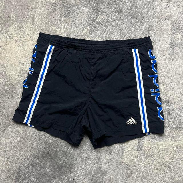 Adidas Men's Shorts - Black/Blue - M on Productcaster.