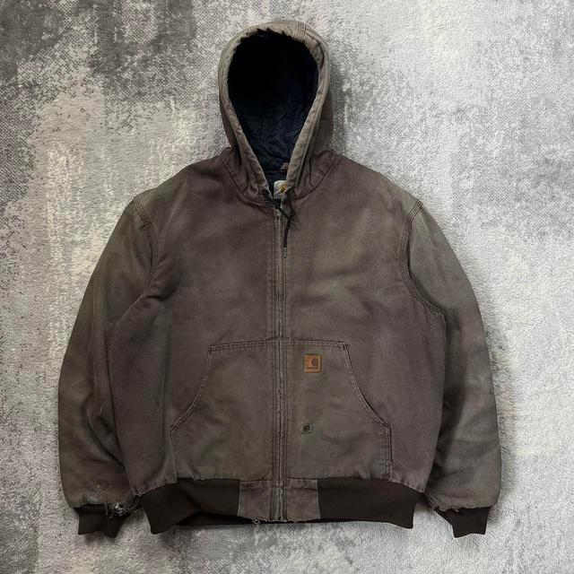 Carhartt Men's Bomber Jacket - Brown - L on Productcaster.