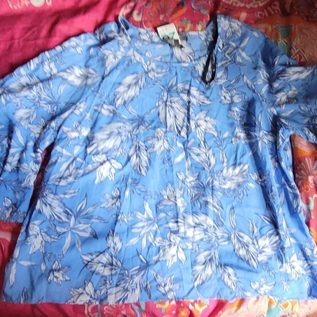 Women's Blouse - Blue/Multi - 20 on Productcaster.