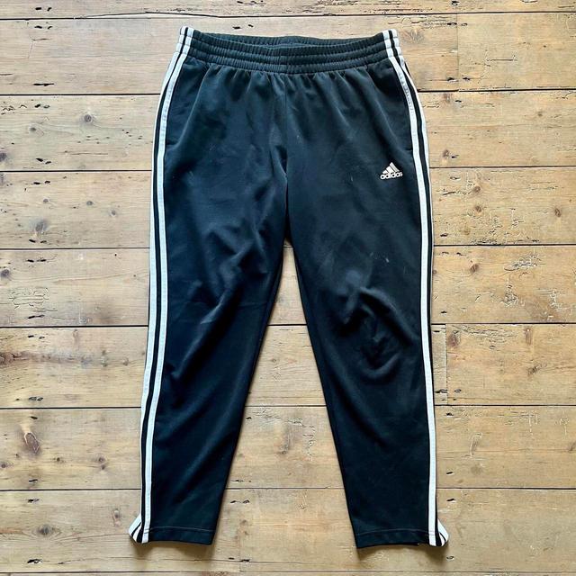 Adidas Women's Sweatpants - Black/White - UK 16 on Productcaster.