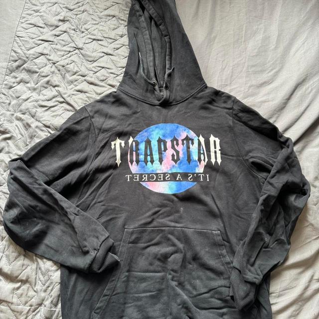 Trapstar Men's Hoodie - Black - S on Productcaster.