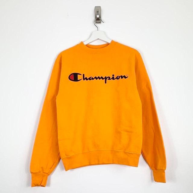 Champion Women's Sweatshirt - Orange - S on Productcaster.