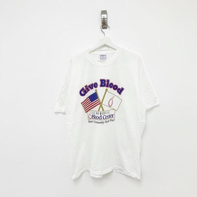 Vintage Men's T-shirt - White - XL on Productcaster.