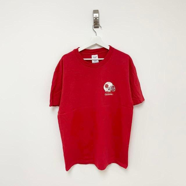 Vintage Men's T-shirt - Red - XL on Productcaster.