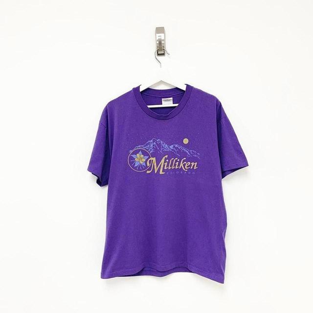 Hanes Men's T-shirt - Purple - M on Productcaster.