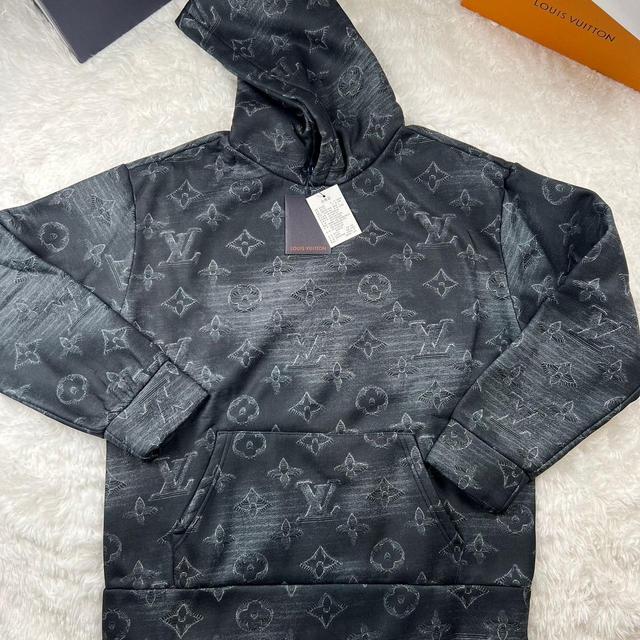 Men's Hoodie - Black/Grey - M on Productcaster.