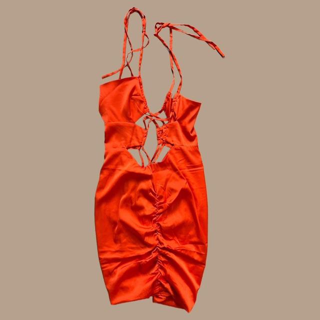 Oh Polly Women's Bodycon Dress - Orange - 10 on Productcaster.