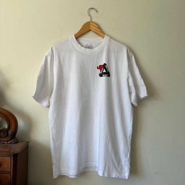 Palace Men's T-shirt - White - XL on Productcaster.