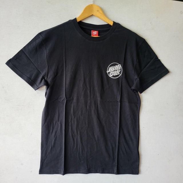 Santa Cruz Men's T-shirt - Black/White - M on Productcaster.