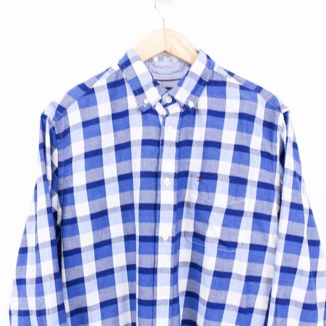 Tommy Hilfiger Men's Shirt - Blue - M on Productcaster.