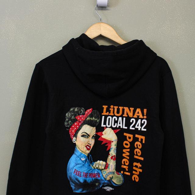 Vintage Women's Hoodie - Multi/Black - S on Productcaster.