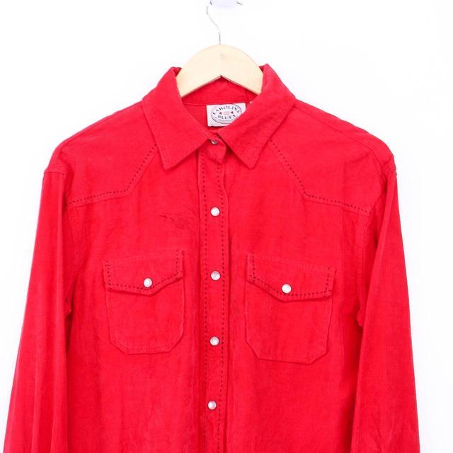 Vintage Men's Shirt - Red - S on Productcaster.