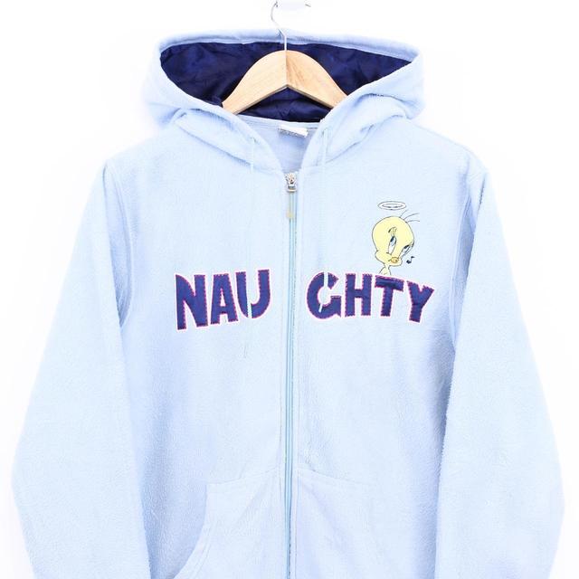 Looney Tunes Women's Hoodie - Blue - S on Productcaster.