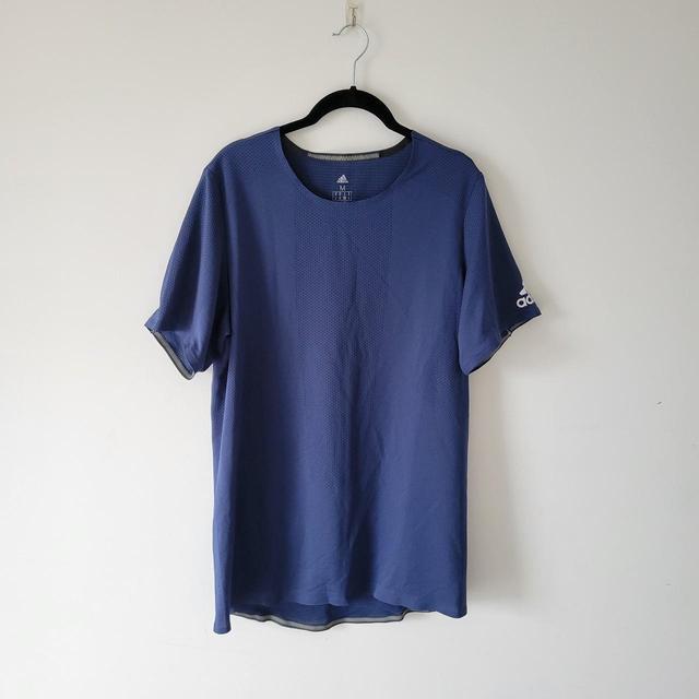 Adidas Men's T-shirt - Blue - M on Productcaster.