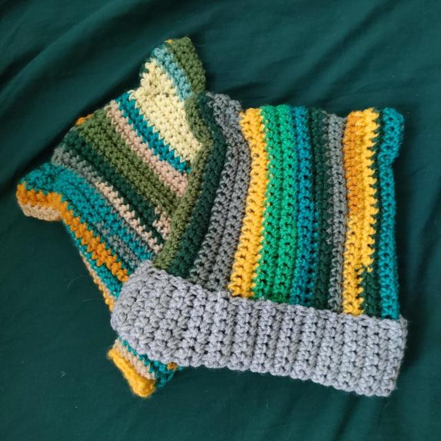 Custom Women's Beanies - Green/Multi on Productcaster.