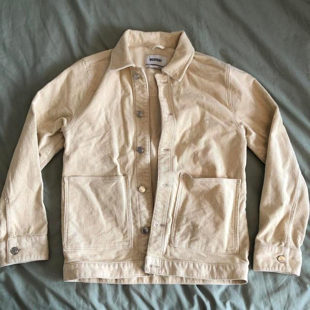 Weekday Men's Shirt - Cream - XS on Productcaster.