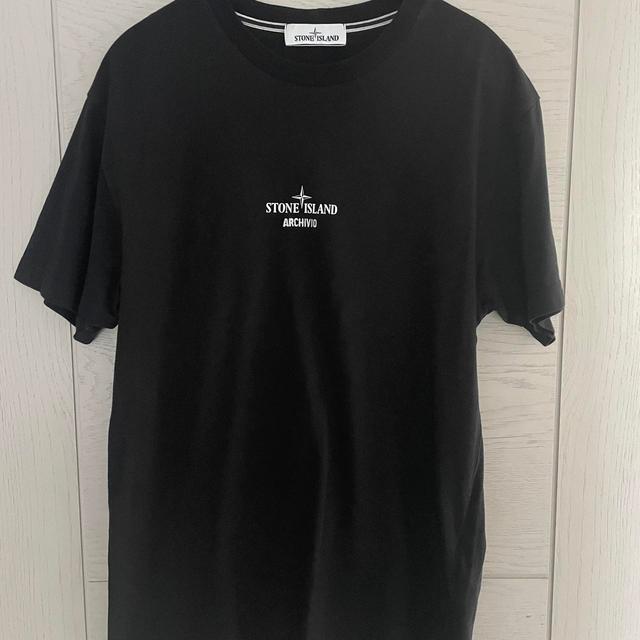 Stone Island Men's T-shirt - Black - L on Productcaster.