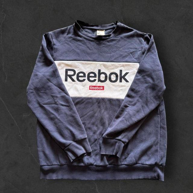 Reebok Men's Sweatshirt - Navy - L on Productcaster.