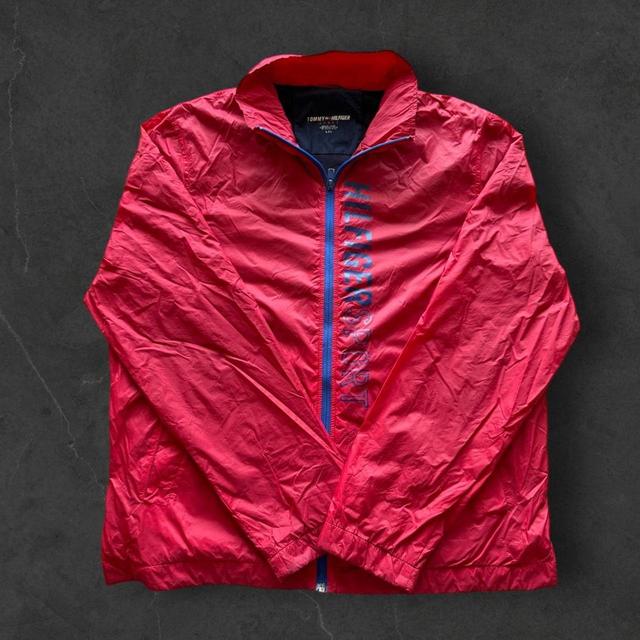 Tommy Hilfiger Men's Windbreaker Jacket - Red - L on Productcaster.