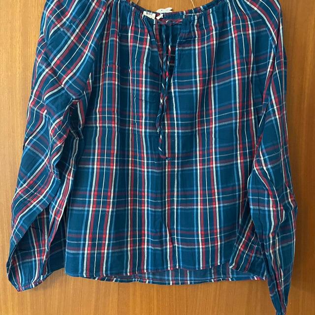 Gap Women's Blouse - Multi/Blue - XL on Productcaster.