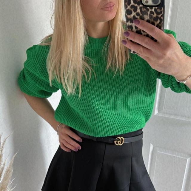 Zara Women's Jumper - Green - M on Productcaster.