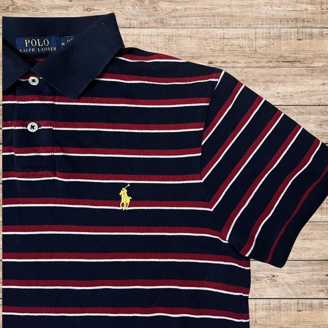 Ralph Lauren Men's Polo shirt - Navy/White - L on Productcaster.