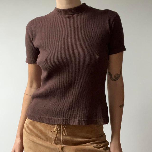 New Look Women's T-shirt - Brown - 10 on Productcaster.